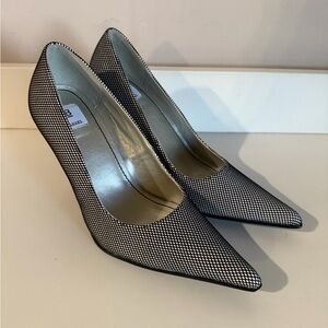 Bakers Black and White Heels